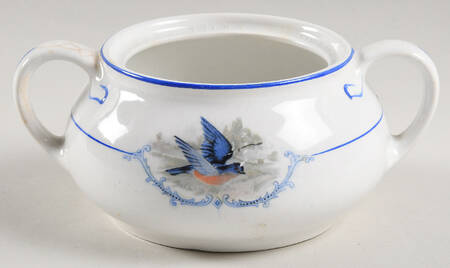 Bluebird Sugar Bowl No Lid