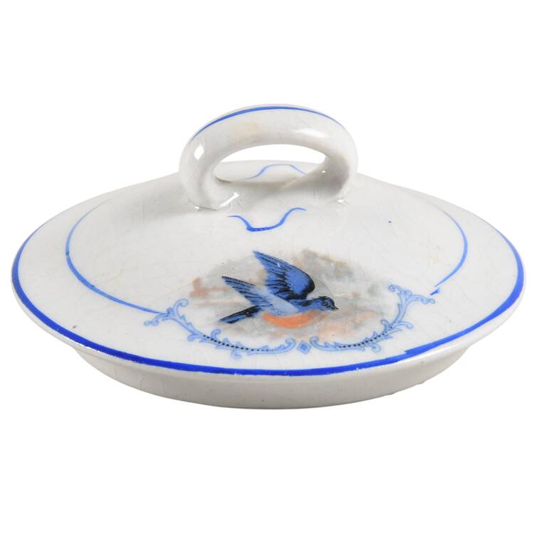 Bluebird Lid for Sugar Bowl