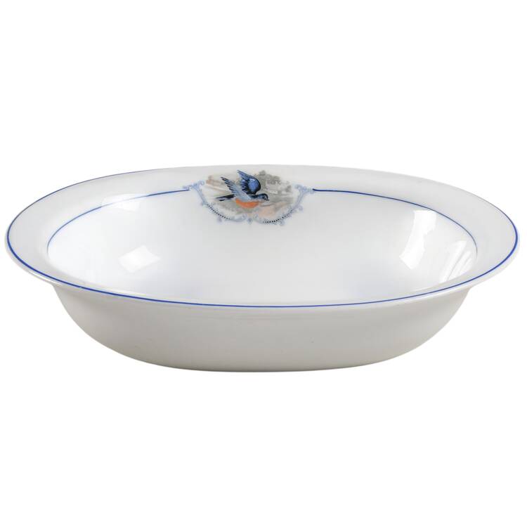 Bluebird 9" Oval Vegetable Bowl