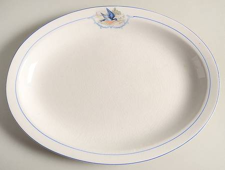 Bluebird 12" Oval Serving Platter