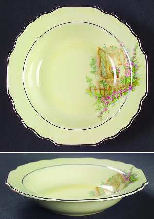 Breakfast Nook Rim Fruit/Dessert (Sauce) Bowl