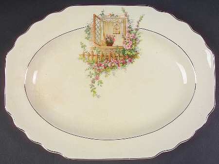 Breakfast Nook 11" Oval Serving Platter