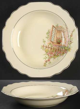 Breakfast Nook Rim Soup Bowl