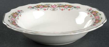 Flower Rim Rim Fruit/Dessert (Sauce) Bowl