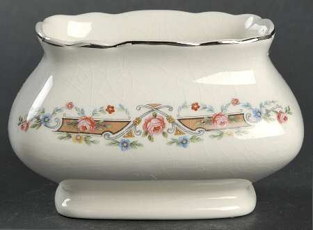 Flower Rim Open Sugar Bowl