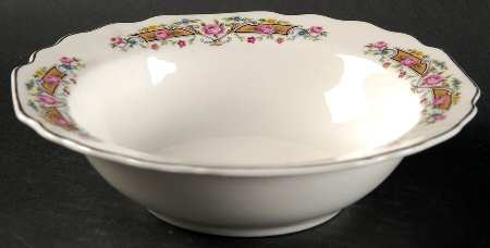 Flower Rim Rim Cereal Bowl