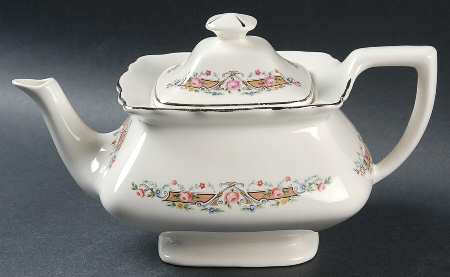 Flower Rim Teapot & Lid