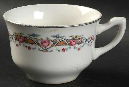Flower Rim Flat Cup