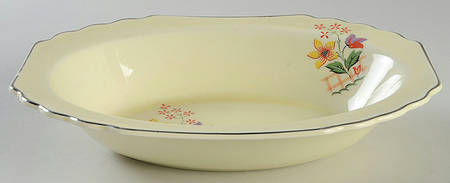Gaylea (Lido, Canarytone) 9" Oval Vegetable Bowl