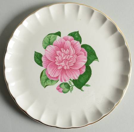 Camellia Salad Plate