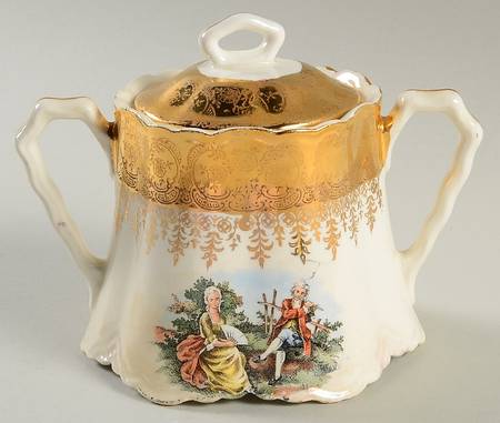 GEO12  Sugar Bowl & Lid