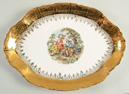 GEO12  12" Oval Serving Platter