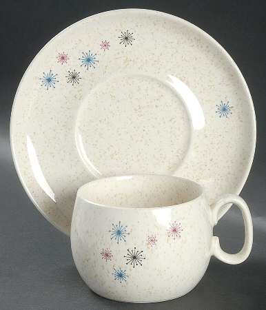 Celeste Flat Cup & Saucer Set