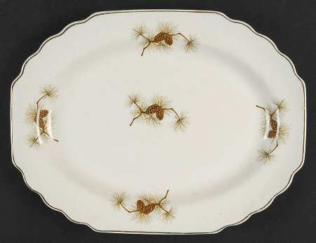 58806-4C 11" Oval Serving Platter