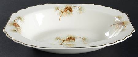 58806-4C 9" Oval Vegetable Bowl