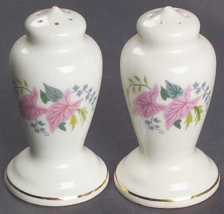 Pink Caladiums Salt & Pepper Set
