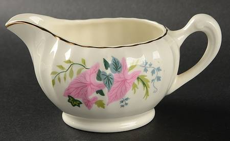 Pink Caladiums Creamer