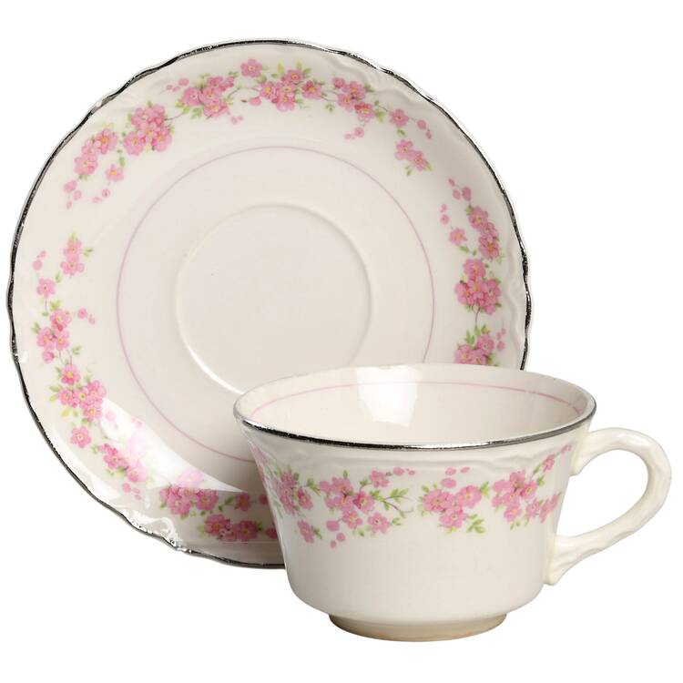 39018 Flat Cup & Saucer Set