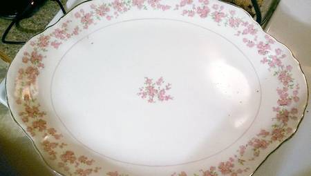 39018 12" Oval Serving Platter