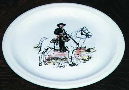 Hopalong Cassidy Dinner Plate