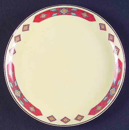 Iroquois Red Salad Plate