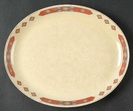 Iroquois Red 11" Oval Serving Platter