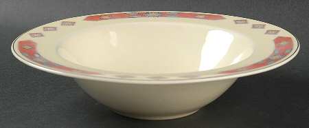 Iroquois Red Rim Soup Bowl