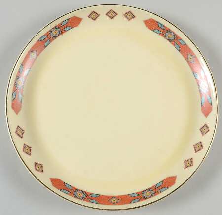 Iroquois Red Luncheon Plate