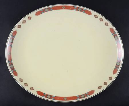 Iroquois Red 15" Oval Serving Platter