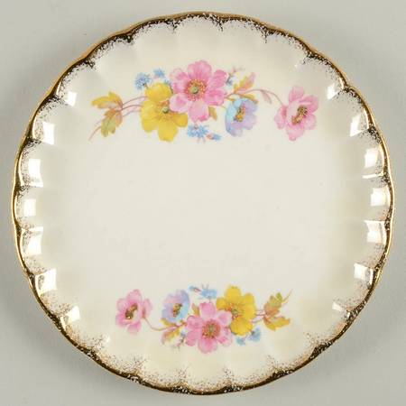 Mayfair (Bolero, Brushed Gold Trim) Bread & Butter Plate