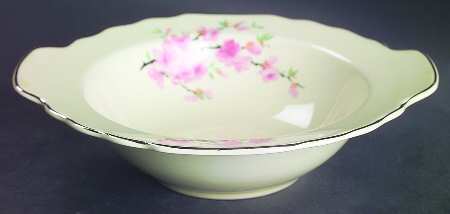 Peach Blossom (Lido, Cream, Platinum) Lugged Cereal Bowl