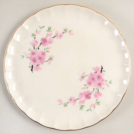 Peach Blossom (Bolero) Underplate for Round Gravy Boat