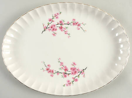 Peach Blossom (Bolero) 16" Oval Serving Platter