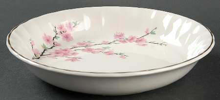 Peach Blossom (Bolero) Coupe Soup Bowl