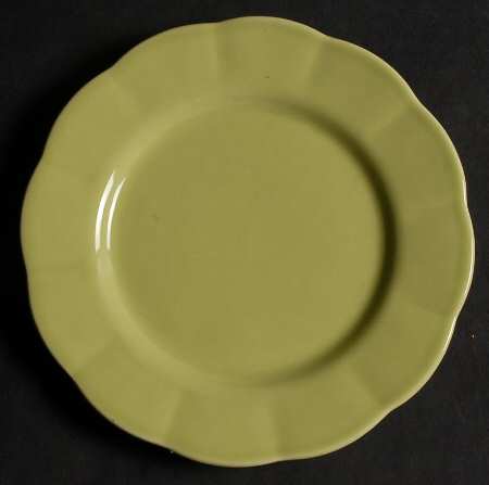 Petalware Chartreuse Bread & Butter Plate