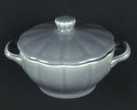 Petalware Dark Gray Sugar Bowl & Lid