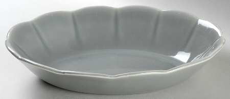 Petalware Light Green 9" Oval Vegetable Bowl