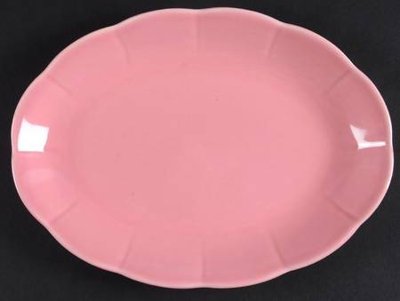Petalware Pink 11" Oval Serving Platter