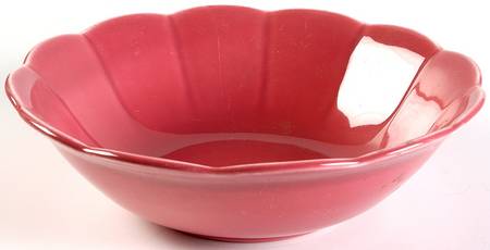 Petalware Pink 9" Round Vegetable Bowl