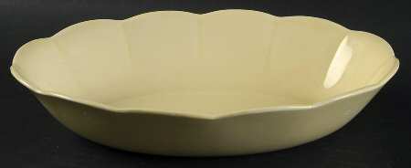 Petalware Yellow 9" Oval Vegetable Bowl