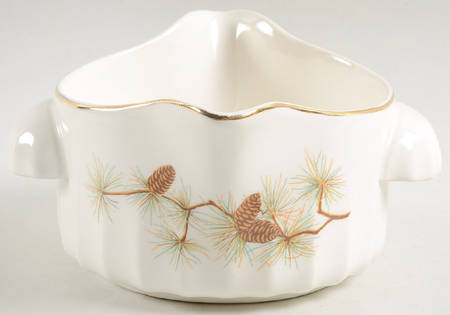 Pine Cone Gravy Boat