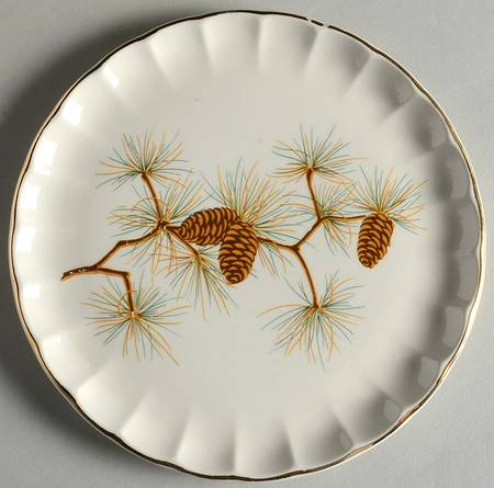 Pine Cone Salad Plate