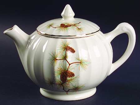 Pine Cone Teapot & Lid