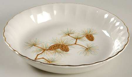 Pine Cone Coupe Soup Bowl