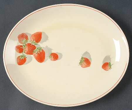 Shortcake 11" Oval Serving Platter