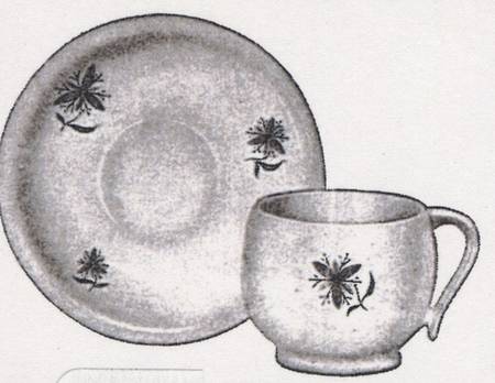 Today Footed Cup & Saucer Set