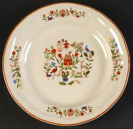 Adam and Eve Salad Plate