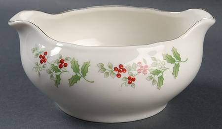 Christmas Charm-Delight-Holiday-Harmony Round Gravy Boat