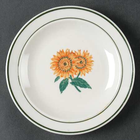 Cottage (White Body) Bread & Butter Plate