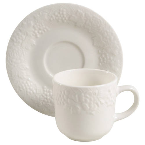 Four Seasons Flat Cup & Saucer Set